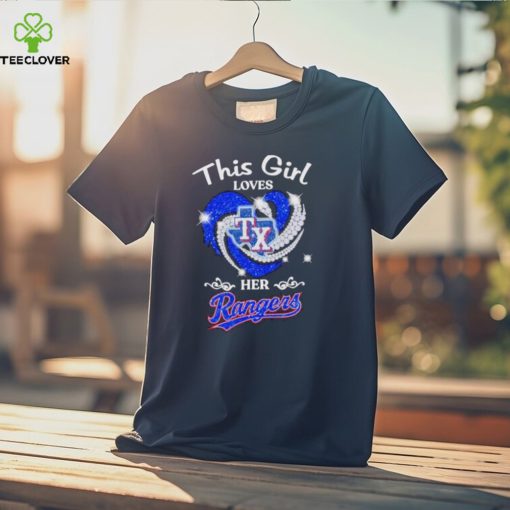 This girl love her Texas Rangers 2023 world champions shirt