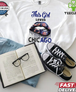 This girl loves Chicago Bears and Chicago Cubs lips bite shirt 3 This girl loves Chicago Bears and Chicago Cubs lips bite shirt