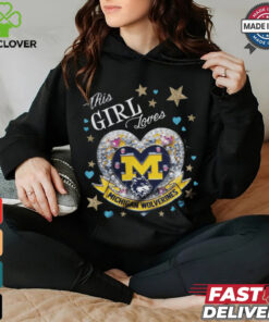 This girl loves Michigan Wolverines shirt