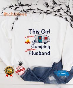 This girl loves camping with her husbands heart