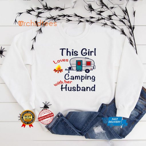 This girl loves camping with her husbands heart