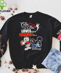 This girl loves her Chiefs and Disney Mickey Mouse player hoodie, sweater, longsleeve, shirt v-neck, t-shirt