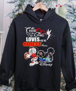 This girl loves her Chiefs and Disney Mickey Mouse player hoodie, sweater, longsleeve, shirt v-neck, t-shirt