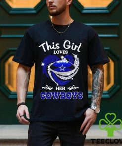 This girl loves her Cowboys diamond hoodie, sweater, longsleeve, shirt v-neck, t-shirt