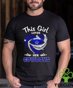 This girl loves her Cowboys diamond hoodie, sweater, longsleeve, shirt v-neck, t-shirt