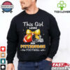 This girl loves her Miami Dolphins Football faux glitter hoodie, sweater, longsleeve, shirt v-neck, t-shirt