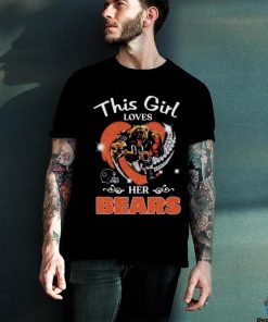 This girl loves her chicago bears hearts diamond mascot 2024 shirt