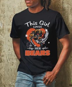 This girl loves her chicago bears hearts diamond mascot 2024 hoodie, sweater, longsleeve, shirt v-neck, t-shirt