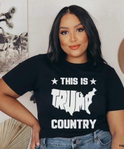This is Trump country USA map shirt