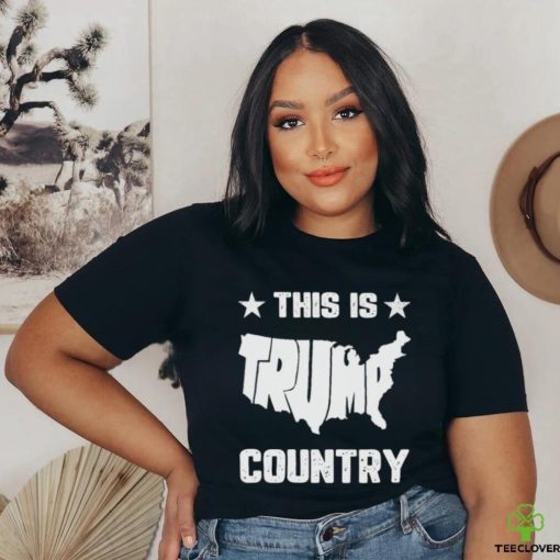 This is Trump country USA map shirt