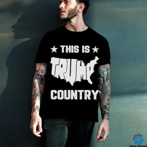 This is Trump country USA map shirt