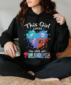 This is girl loves her Philadelphia all sports shirt