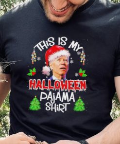 This is my Halloween Pajama Santa Joe Biden Christmas T Shirt 2 This is my Halloween Pajama Santa Joe Biden Christmas T Shirt