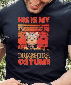 This is my YorkShire Terrier Costume vintage Halloween shirt