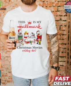 This is my hallmark Christmas movie watching shirt Snoopy shirt