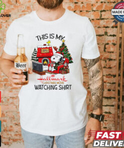 This is my hallmark Christmas  watching shirt Snoopy shirt
