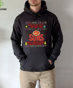 This is my it’s too hot for Gold Coast Suns Ugly christmas sweater T hoodie, sweater, longsleeve, shirt v-neck, t-shirt