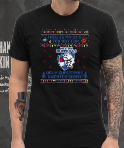 This is my it’s too hot for Western Bulldogs Ugly christmas sweater T hoodie, sweater, longsleeve, shirt v-neck, t-shirt