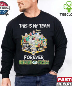 This is my team forever Green Bay Packers signatures shirt