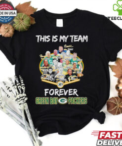 This is my team forever Green Bay Packers signatures shirt