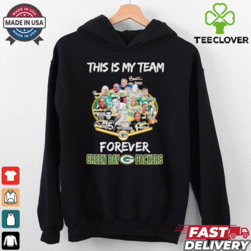 This is my team forever Green Bay Packers signatures shirt