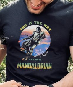 This is the Way Star Wars the Mandalorian signature shirt