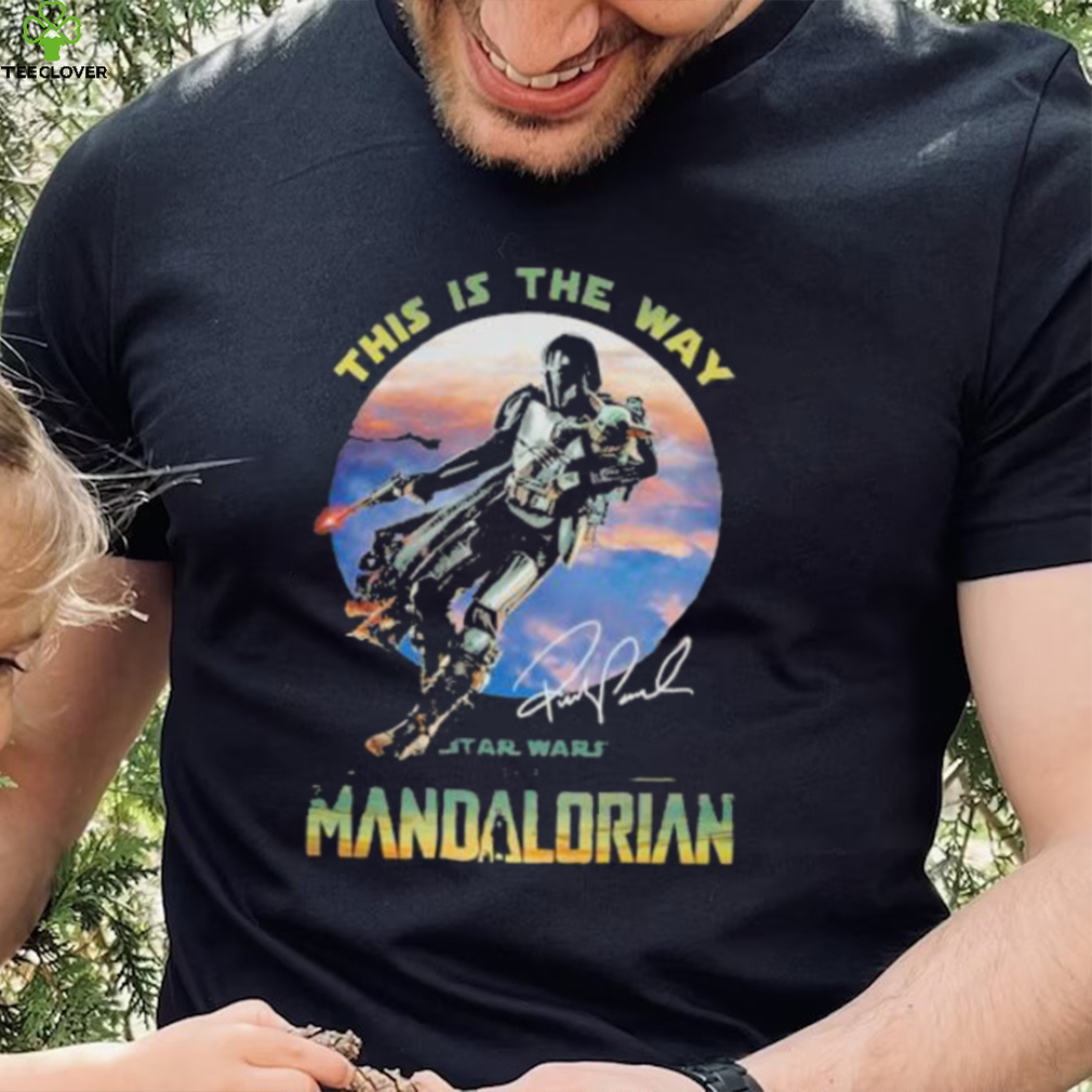 This is the Way Star Wars the Mandalorian signature shirt