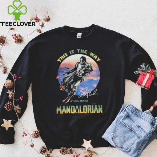 This is the Way Star Wars the Mandalorian signature shirt