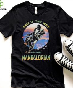 This is the Way Star Wars the Mandalorian signature shirt