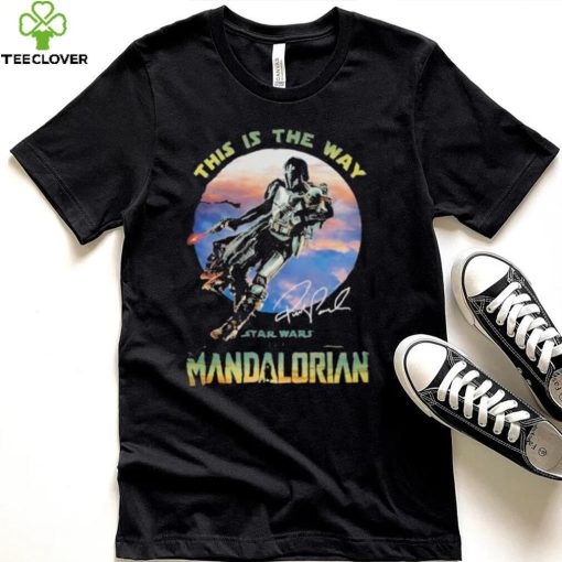 This is the Way Star Wars the Mandalorian signature shirt