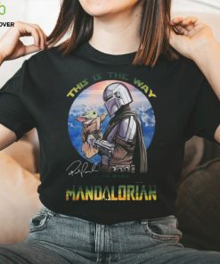 This is the way Star wars the mandalorian signatures Shirt