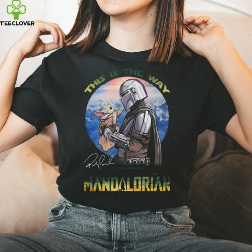 This is the way Star wars the mandalorian signatures Shirt