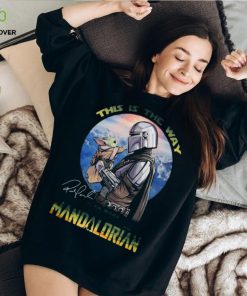 This is the way Star wars the mandalorian signatures Shirt