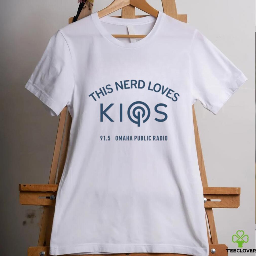 This nerd loves Kios 91.5 Omaha Public Radio logo 2023 shirt This nerd loves Kios 91.5 Omaha Public Radio logo 2023 shirt