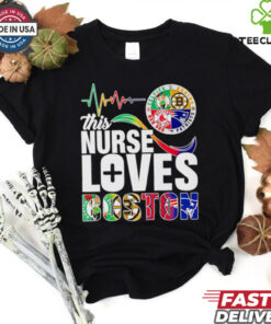 This nurse loves Boston sports shirt