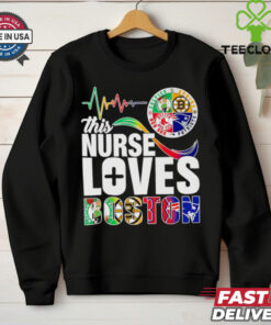 This nurse loves Boston sports shirt