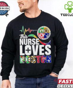 This nurse loves Boston sports shirt