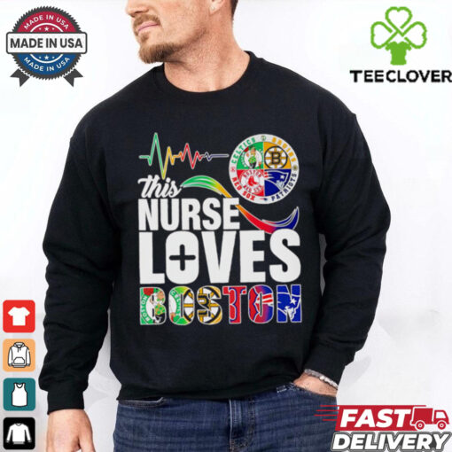 This nurse loves Boston sports shirt