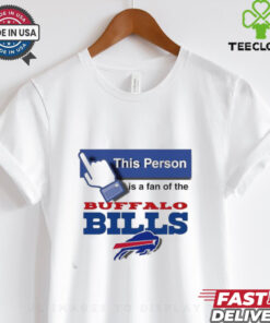 This person is a fan of the Buffalo Bills shirt