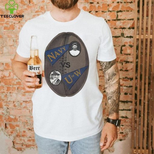 This year will mark the 100th anniversary of the 1924 Rose Bowl Game Navy and Washington shirt