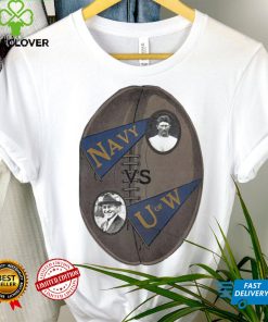 This year will mark the 100th anniversary of the 1924 Rose Bowl Game Navy and Washington shirt