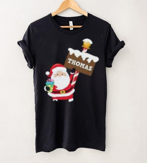 Thomas Custom Name Santa Claus Christmas Gift' Men's T Shirt