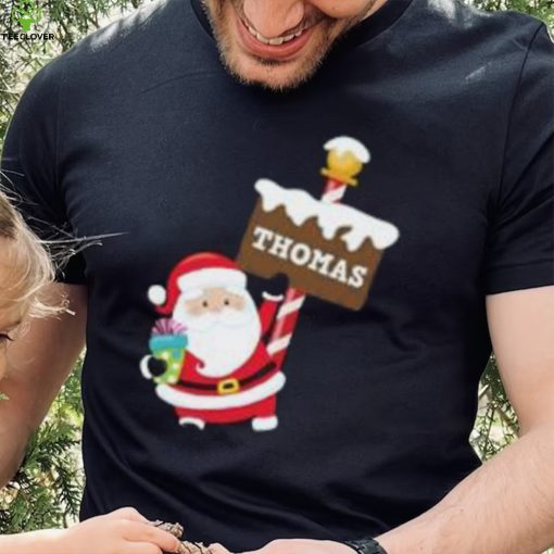 Thomas Custom Name Santa Claus Christmas Gift' Men's T Shirt