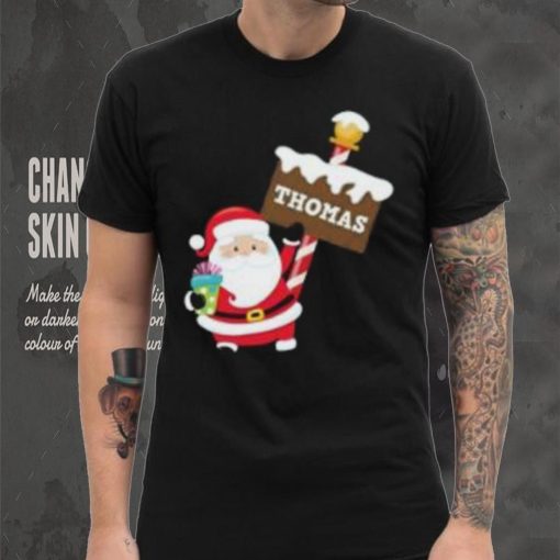 Thomas Custom Name Santa Claus Christmas Gift' Men's T Shirt