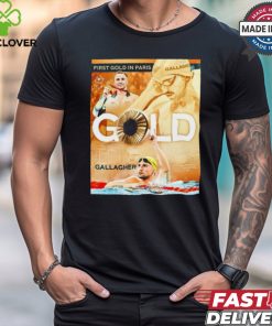 Thomas Gallagher Gold Medal First Gold In Paris Para Swimming 50m Freestyle S10 Poster t shirt