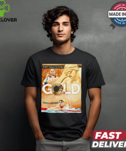 Thomas Gallagher Gold Medal First Gold In Paris Para Swimming 50m Freestyle S10 Poster t shirt