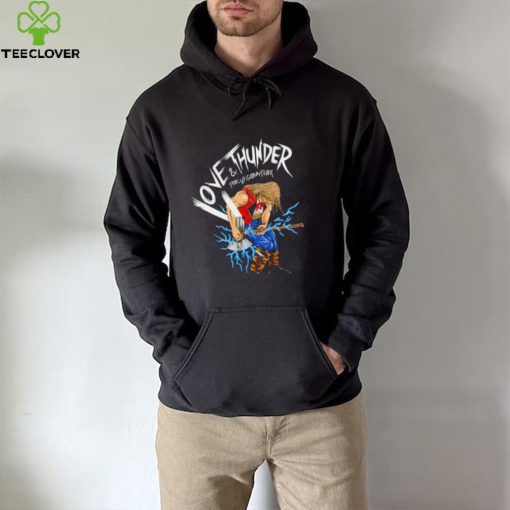 Thor Love and Thunder Thor vs God Butcher cartoon shirt