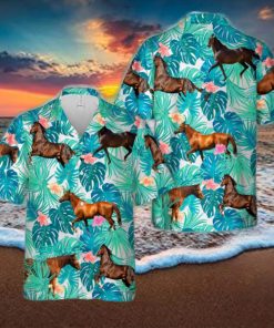 Thoroughbred Horse Hawaiian Shirt