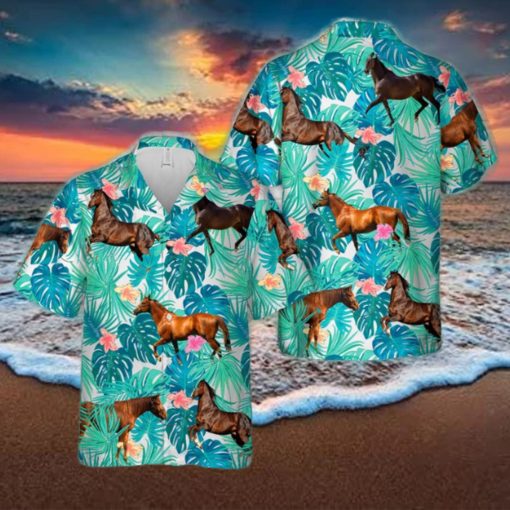 Thoroughbred Horse Hawaiian Shirt