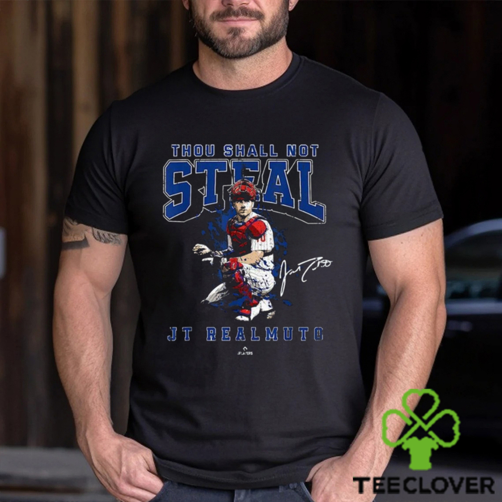 Thou Shall Not Steal Jt Realmuto Philadelphia Mlbpa T Shirt Thou Shall Not Steal Jt Realmuto Philadelphia Mlbpa T Shirt